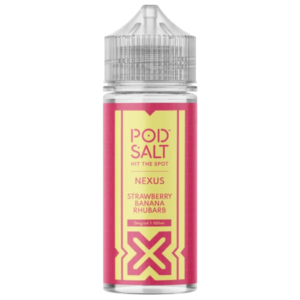 Podsalt Nexus Strawberry Banana Rhubarb - 100ml Shortfill