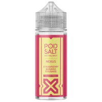 Podsalt Nexus Strawberry Banana Rhubarb - 100ml Shortfill