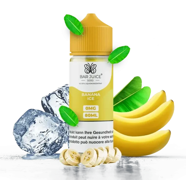 Bar Juice - Banana Ice – 80ml Shortfill