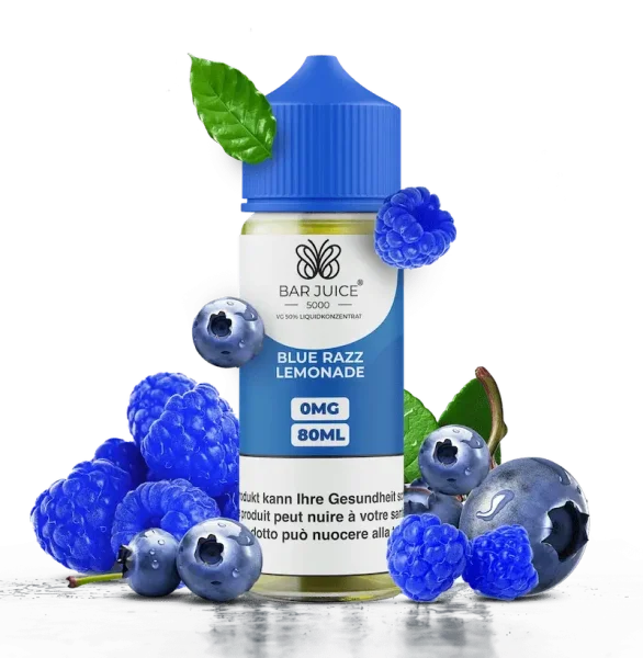 Bar Juice - Blue Razz Lemonade – 80ml Shortfill