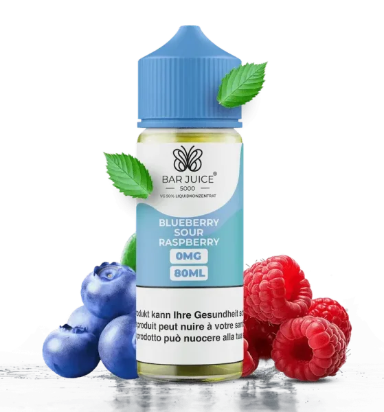 Bar Juice - Blueberry Sour Raspberry – 80ml Shortfill