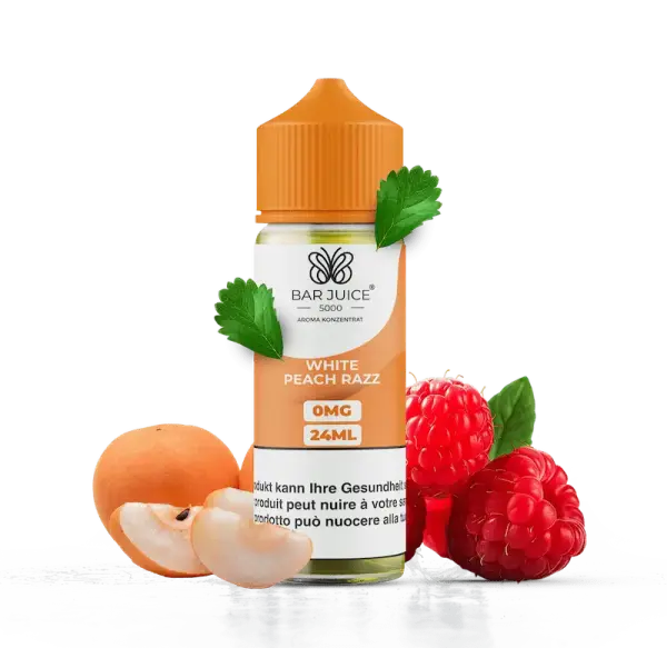 Bar Juice - White Peach Razz 24ml Longfill Aroma