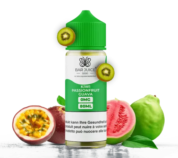 Bar Juice - Kiwi Passionfruit Guava - 80ml Shortfill