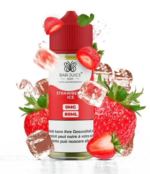 Bar Juice - Strawberry Ice - 80ml Shortfill