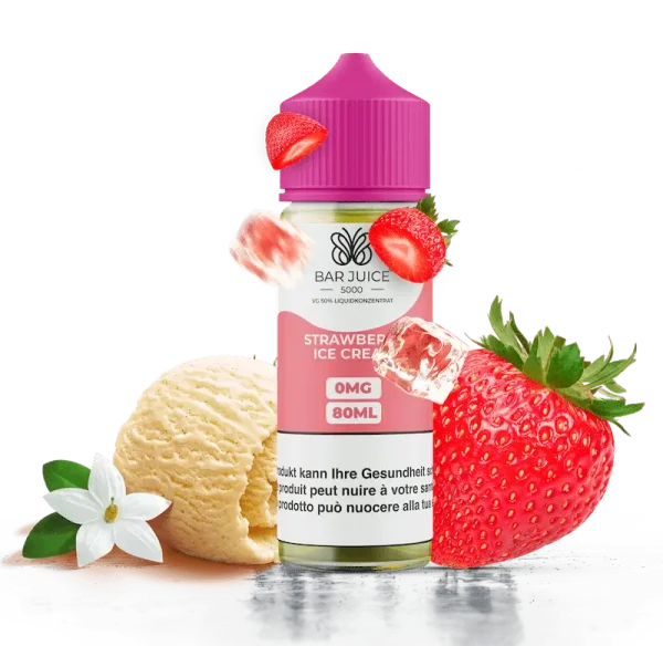 Bar Juice - Strawberry Ice Cream - 80ml Shortfill