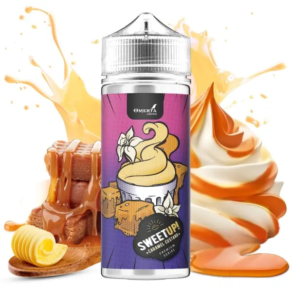 Omerta - SweetUp Caramel Custard - 80ml Shortfill