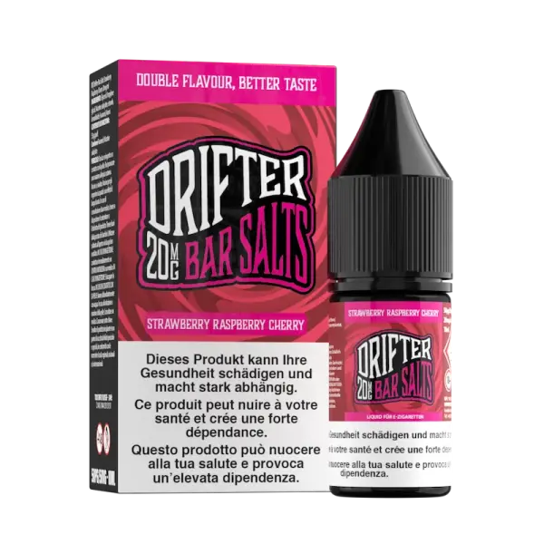 Drifter Bar Salts - Strawberry Raspberry Cherry - 10ml