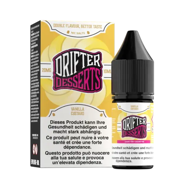 Drifter Bar Salts - Vanilla Custard - 10ml