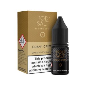 Pod Salt - Cuban Creme - 10ml - NicSalt 20mg