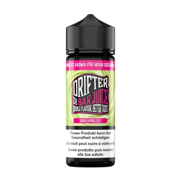 Drifter Bar Juice - Sour Apple Ice 100 ml - Shortfill