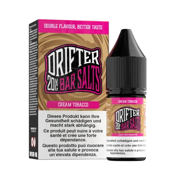 Drifter Bar Salts - Cream Tobacco - 10ml