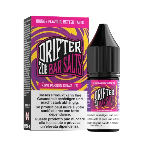 Drifter Bar Salts - Kiwi Passion Guava Ice - 10ml