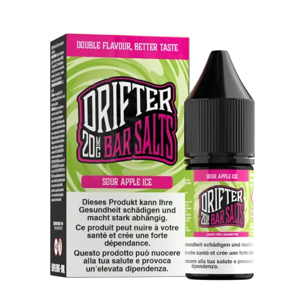 Drifter Bar Salts - Sour Apple Ice - 10ml